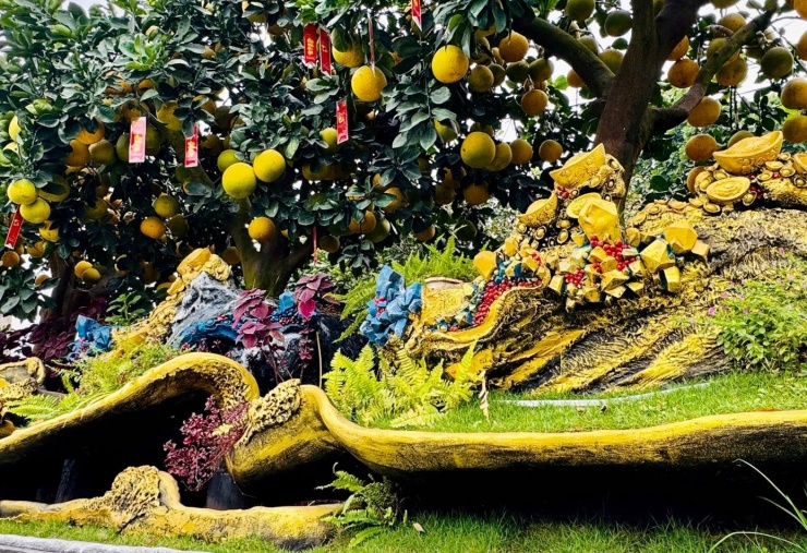 Choáng ngợp loạt ‘siêu phẩm’ cây cảnh chơi Tết ở Hưng Yên giá hàng trăm triệu đồng - 4