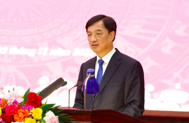 Ủy viên Bộ Chính trị, Bí thư Thành ủy Hà Nội Nguyễn Duy Ngọc.