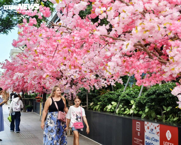 Một du khách Nga chia sẻ: "Tôi thấy linh vật ngựa hồng nhìn rất lạ mắt và vui tươi. Năm tới là năm Ngọ nên việc trang trí hình ảnh con ngựa ở khu trung tâm nhìn rất đẹp mắt"