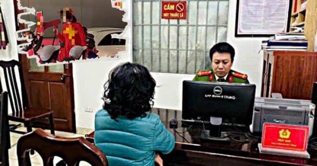 Hà Nội: Công an làm việc với người phụ nữ hô hà...