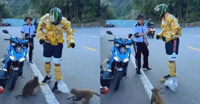 Xôn xao mạng xã hội: Du khách nước ngoài quấn c...