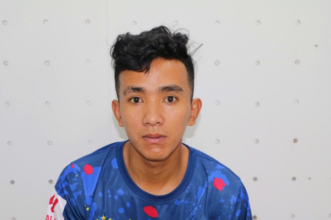 Nguyễn Văn Vũ tại cơ quan điều tra. Ảnh: Phước Thanh