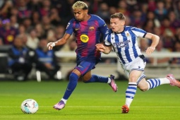 Trực tiếp bóng đá Real Sociedad - Barcelona: Tiếp đà thăng hoa (La Liga)