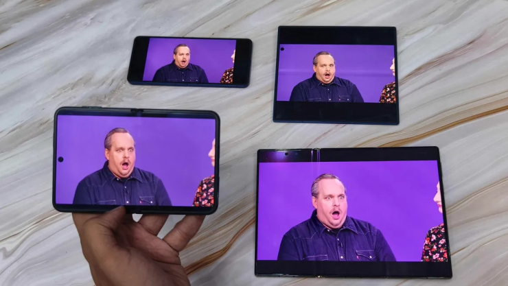 Với tỷ lệ rộng, Huawei Pura X cho trải nghiệm xem video 16:9 thoải mái hơn, đặc biệt khi so với các máy gập khác. Ảnh: Cnet