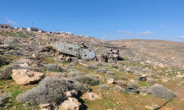 Hiện trường vụ rơi trực thăng UH-60 hôm 16/1.