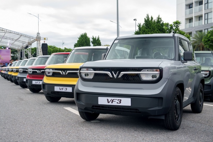 VinFast VF 3 chiếm hơn 1/4 tổng doanh số của VinFast trong năm 2025. Ảnh: VF