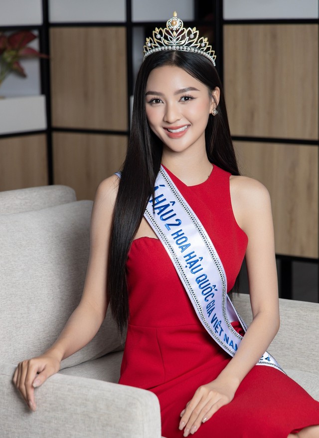 Nguyễn Thị Cẩm Ly giành ngôi vị Á hậu 2 cuộc thi Hoa hậu Quốc gia Việt Nam 2024.