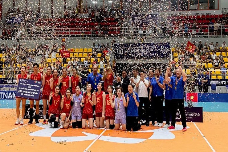 Tuyển bóng chuyền nữ Việt Nam đã 3 lần vô địch AVC Nations Cup