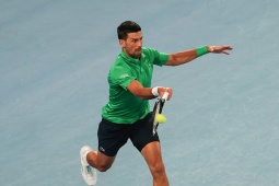 Trực tiếp tennis Martinez - Djokovic: Nole sớm giành break (Australian Open)