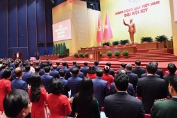 Toàn cảnh phiên trù bị Đại hội đại biểu toàn quốc lần thứ XIV của Đảng