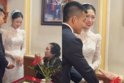 Clip bà ngoại trao vàng, dặn cháu rể 'quý nhất vàng trong tâm' gây xúc động