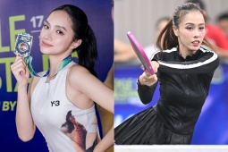 Hoa hậu Hương Giang cùng Lý Hoàng Nam gây ấn tượng giải pickleball toàn sao