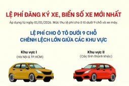 Lệ phí đăng ký xe, biển số xe mới nhất năm 2026
