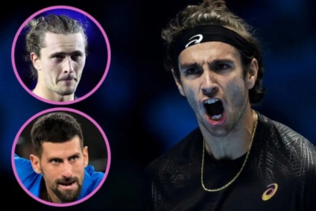Alcaraz 55 tuần "trên đỉnh", Djokovic - Zverev gặp nguy vì Musetti (Bảng xếp hạng tennis 19/1)