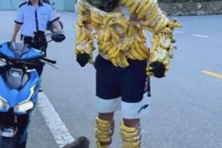 Đà Nẵng: Quấn chuối vào người “đùa giỡn” với khỉ Sơn Trà, du khách nước ngoài bị nhắc nhở