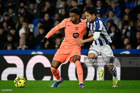 Trực tiếp bóng đá Real Sociedad - Barcelona: Thẻ đỏ cuối trận, thất bại gây sốc (Hết giờ)