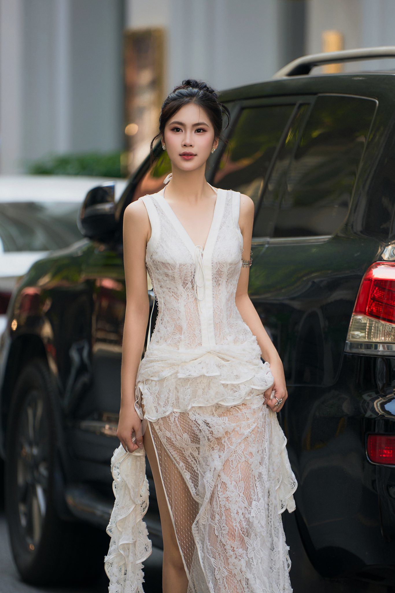 Đôi chân dài cực phẩm của nữ sinh quê Thanh Hóa.