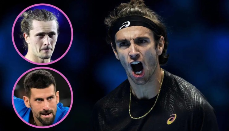 Musetti (ảnh lớn) có cơ hội vào top 3 nếu thi đấu tốt ở Australian Open 2026