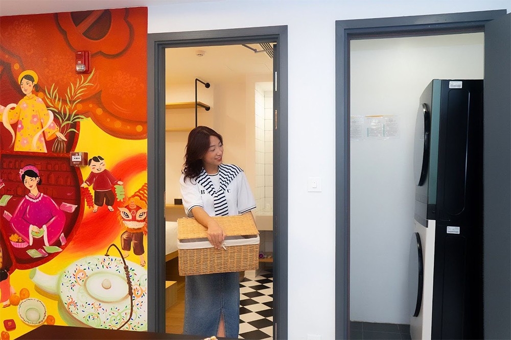 Máy giặt dung tích lớn được ưa chuộng như “trợ thủ” giúp giặt giũ nhanh gọn, để gia đình thêm thời gian nghỉ ngơi, sum họp dịp cận Tết