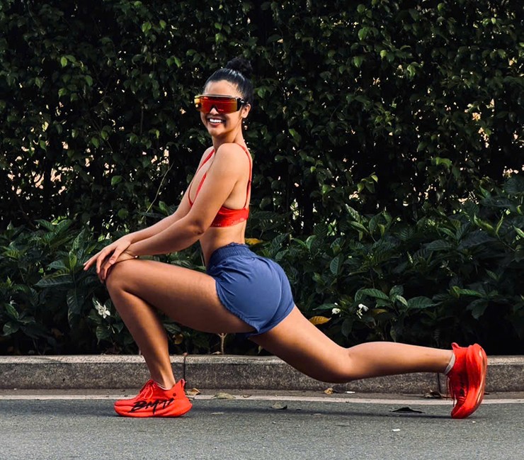 Hot girl gymer lo U23 VN phải đá hiệp phụ, người đẹp Vũ Ngọc Anh ví Đình Bắc như Ronaldo - 4