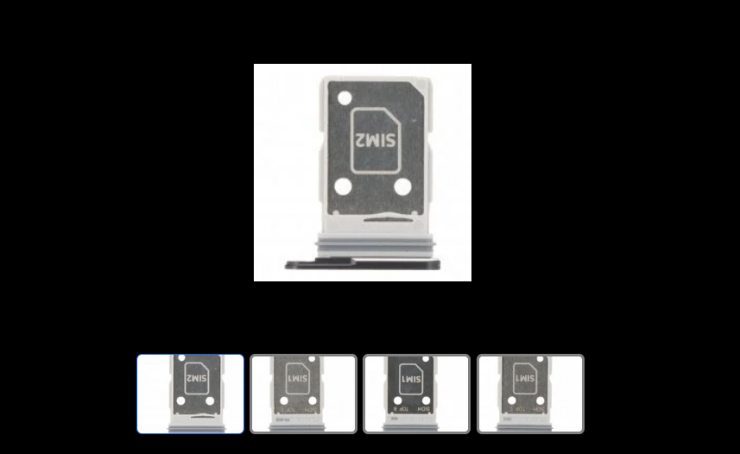 Các khay SIM cho thấy bốn tùy chọn màu sắc của Galaxy S26 Ultra. Ảnh: Ice Universe