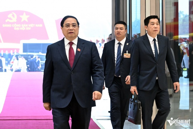 Thủ tướng Phạm Minh Chính tới dự Đại hội. Ảnh: Phạm Hải