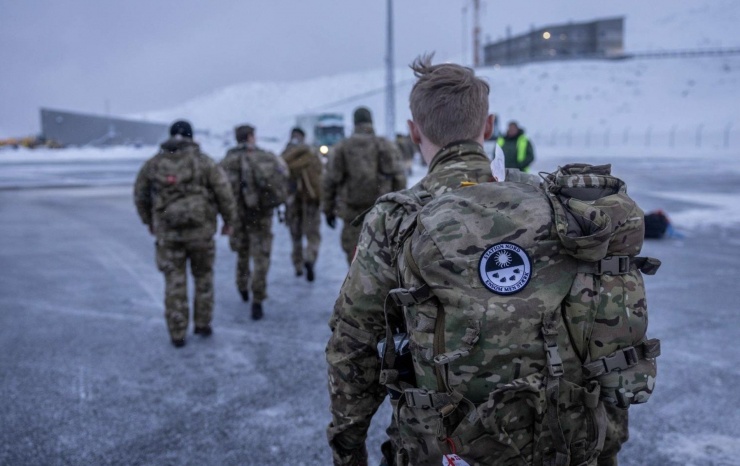 Binh lính Đan Mạch tới Greenland. Ảnh: The Danish Defense Command