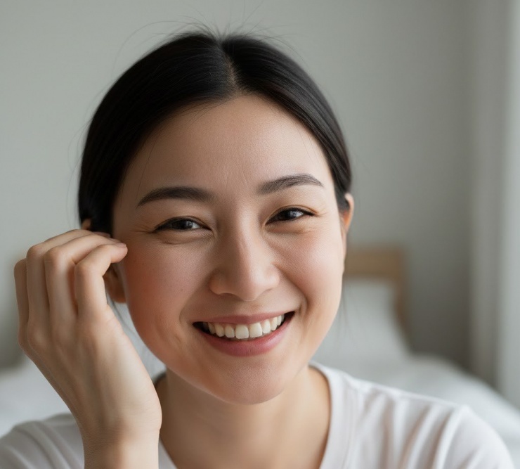 Nếp nhăn nhỏ khi cười có thể xuất hiện tử tuổi 20, thường bị bỏ qua và theo thời gian nếp nhăn này sẽ thành rãnh sâu.