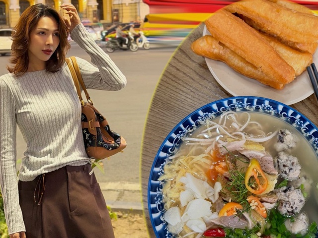 Minh Triệu ăn đủ món ngon khi ra Hà Nội ngày đông