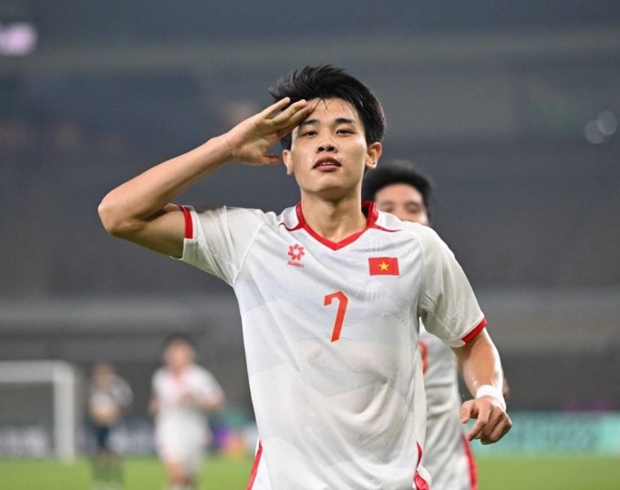Tiền đạo Nguyễn Đình Bắc của U23 Việt Nam. Ảnh: VnExpress