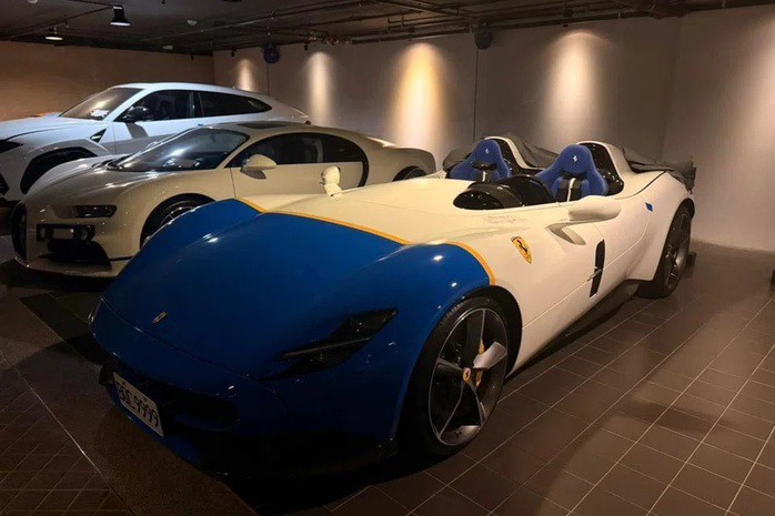 Chiếc Ferrari Monza SP2 bị nhà chức trách Đài Bắc tịch thu sắp được đem ra đấu giá. Ảnh: Cơ quan điều tra Đài Bắc