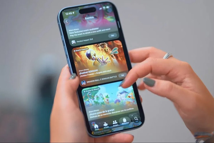 Màn hình 120Hz cho trải nghiệm lướt khá mượt mà.