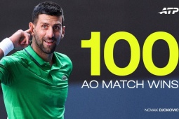 Djokovic phá "mưa kỷ lục", Gauff chạm mốc 250 thắng lợi WTA ở Australian Open