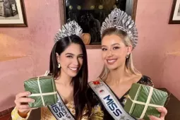 Top 2 Miss Cosmo 2025 "chuẩn dâu Việt": Mặc áo bà ba, tập gói bánh chưng