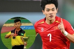 Loạt ảnh thời còn là 'Bắc còi' của tiền đạo U23 Việt Nam