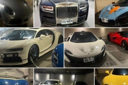 Đài Loan (Trung Quốc) đấu giá dàn siêu xe "thần thú" của tập đoàn Prince Group