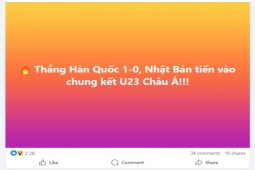Cảm xúc đa chiều của dân mạng Việt Nam khi U23 Nhật Bản thắng U23 Hàn Quốc