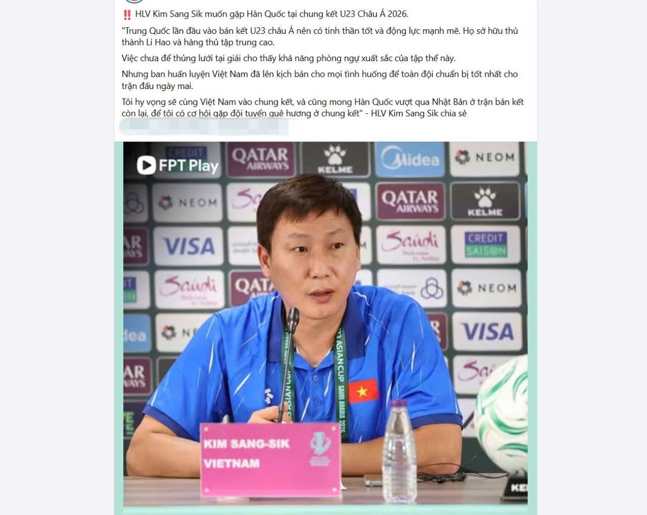 Bên cạnh trận đấu giữa U23 Việt Nam và U23 Trung Quốc, cộng đồng mạng cũng đang rất quan tâm tới trận U23 Nhật Bản - U23 Hàn Quốc.