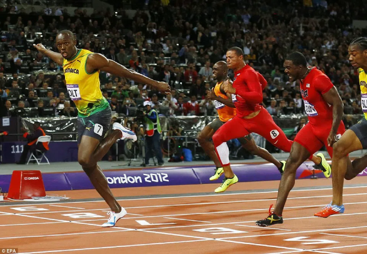 "Tia chớp" Bolt vẫn là chân chạy chưa ai có thể thay thế về tốc độ trên đường chạy 100m