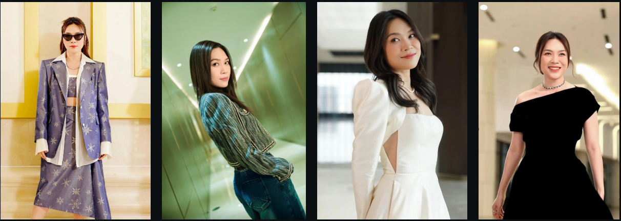 Mỹ Tâm tạo dáng tại trường quay Vietnam Idol 2023.