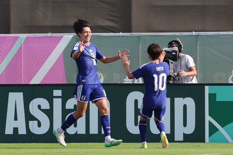 U23 Nhật Bản phô diễn đẳng cấp (Ảnh: AFC)