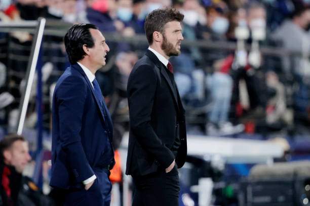 Emery và Carrick cuối năm 2021