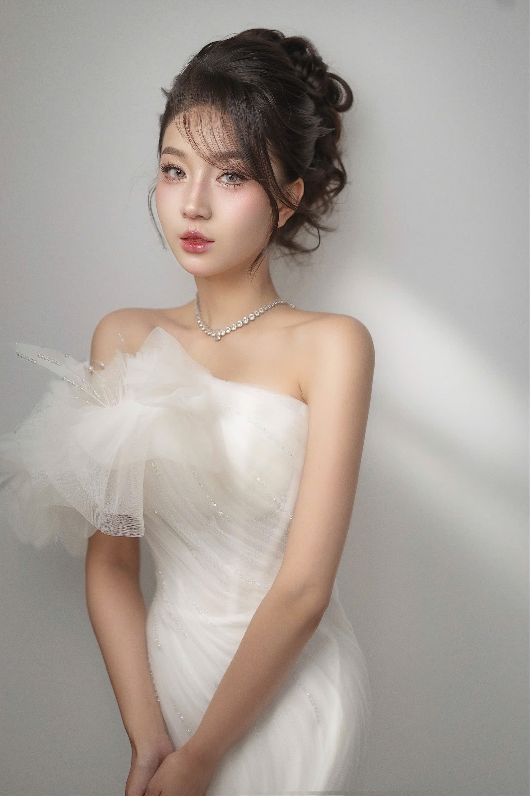 Ánh mắt có chiều sâu và khả năng biến hóa linh hoạt trước ống kính của Thy Nabie (Ảnh : NVCC)