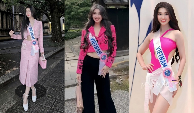 Thời điểm thi Miss International 2023 ở Nhật Bản, Phương Nhi thường xuyên diện đồ theo gam màu yêu thích. Cô vào top 15 và giành giải thưởng phụ Miss Visit Japan - Đại sứ Du lịch Nhật Bản.