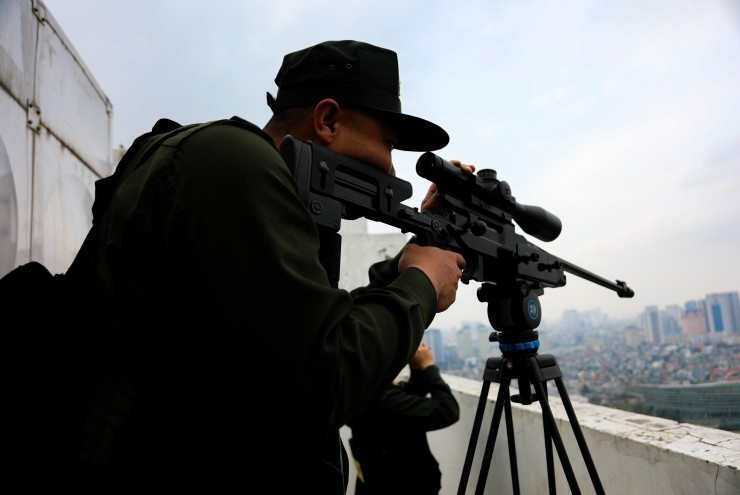 Những  " lá chắn "  nơi điểm cao trong thế trận bảo vệ Đại hội Đảng XIV