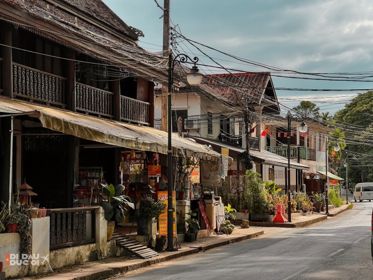 Những con phố bình yên ở Lào&nbsp;