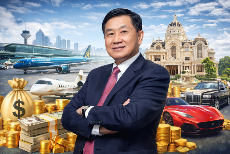 Ông Jonathan Hạnh Nguyễn được mệnh danh là "Vua hàng hiệu". Ảnh tạo bởi AI.