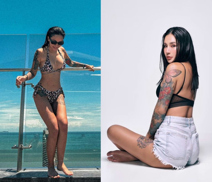 Lương Vân Phi nổi tiếng có vóc dáng nóng bỏng. Ảnh: Weibo