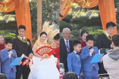 Clip cháu cô dâu chúc mừng dì 'gỡ bom thành công' thu hút 10,5 triệu lượt xem