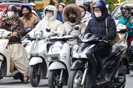 Tin không khí lạnh mới nhất: Miền Bắc rét nhất 2,8°C, giảm gần 12°C